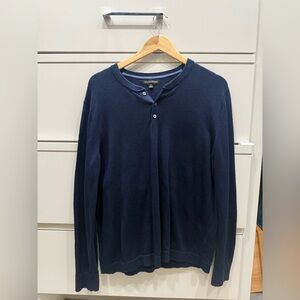 Banana Republic Button Down Long Sleeve Cotton Knit Shirt